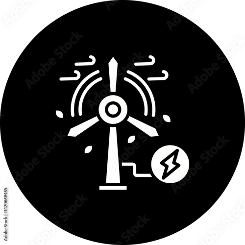 Eolic Energy Icon
