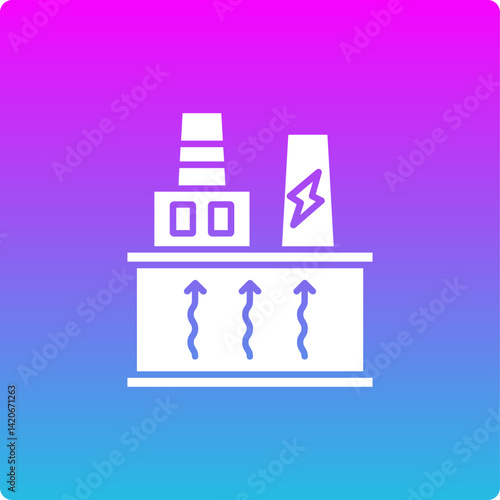 Geothermal Energy Icon