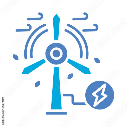 Eolic Energy Icon