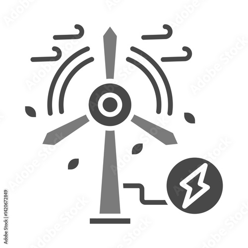 Eolic Energy Icon