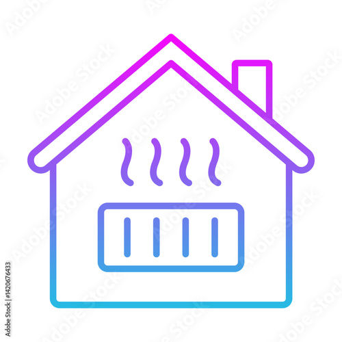 Central Heating Icon
