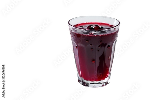 Wallpaper Mural black currant juice glass isolated on transparent background Torontodigital.ca