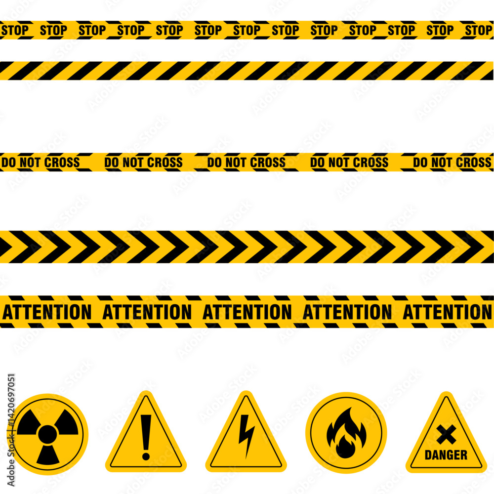 sinalização de perigo 
