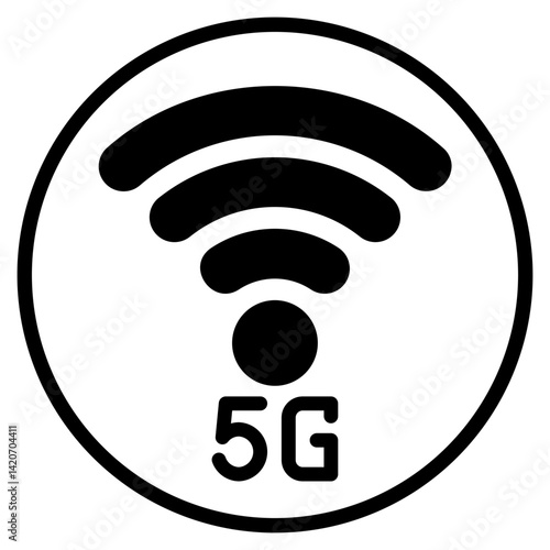 internet glyph icon