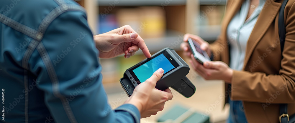 Frictionless Checkout: Revolutionizing Shopping with Advanced Digital Payments, Automated Scanning, Secure Authentication, and Innovative Retail Technology - Conceptual Image Frictionless Checkout: Revolutionizing Shopping with Advanced Digital Payments, Automated Scanning, Secure Authentication, and Innovative Retail Technology - Conceptual Image