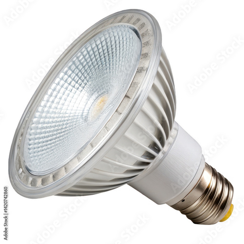 High-Quality Photorealistic Image of a PAR38 LED Floodlight Bulb