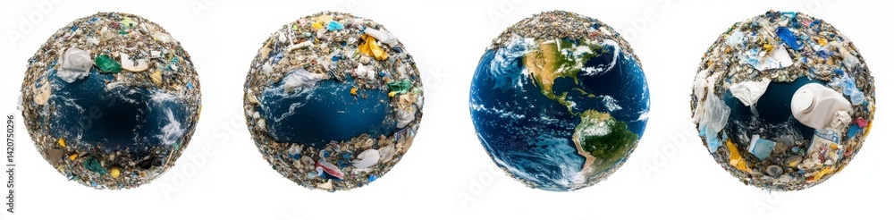 Fototapeta premium Pollution's Impact on Our Planet