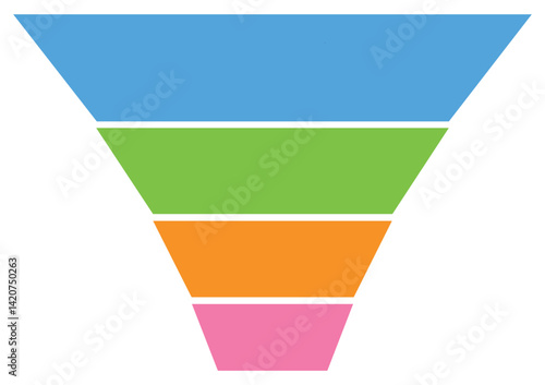 Sales lead funnel flat icon for presentation apps and websites, Vector illustration. Free Download Sales lead funnel flat icon for presentation apps and websites, Vector illustration. - GFXLoad