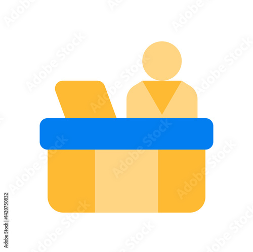 receptionist desk