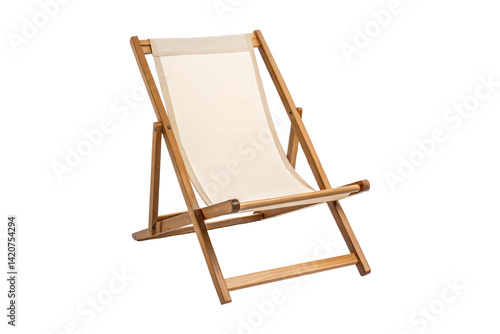 Beach chair isolated on transparent background. Png