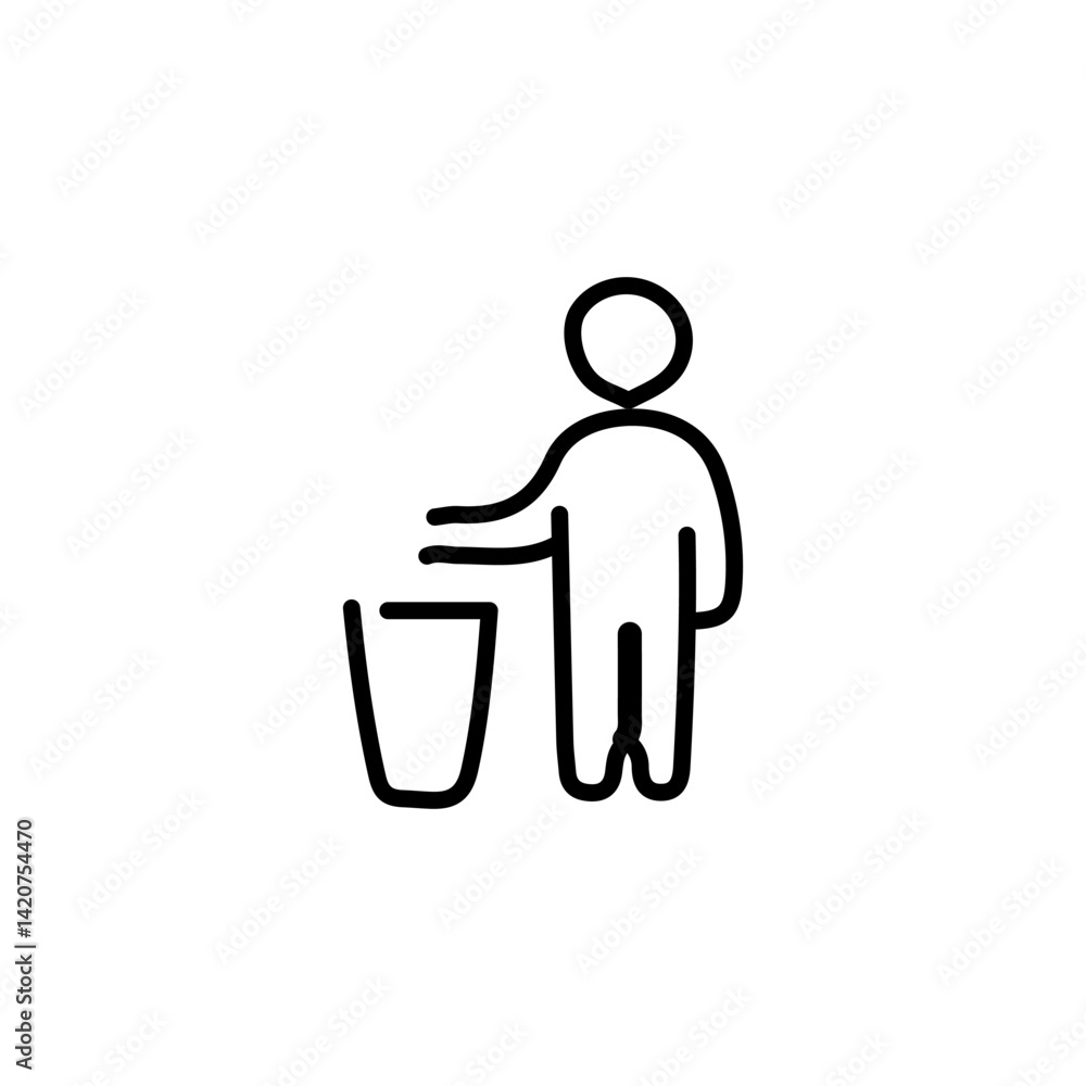 vector illustration of recycle theme element with one line style
vector illustration of recycle theme element with one line style