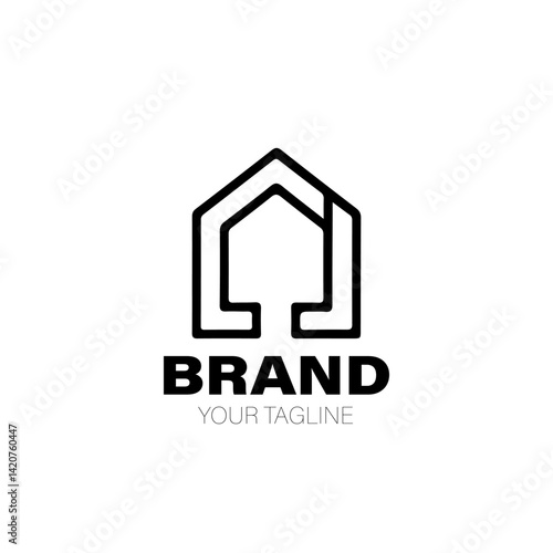 Home Improvement Logo. Home Improvement Logo Design. Home Improvement Brand. Home Improvement Logo Vector Design Isolated on White Background