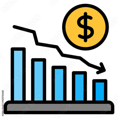 Asset Depreciation Icon