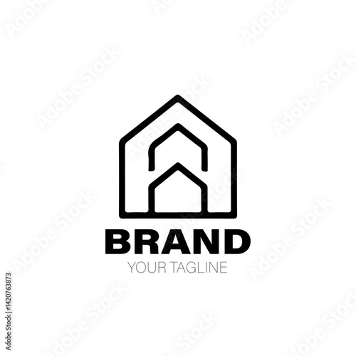 Home Improvement Logo. Home Improvement Logo Design. Home Improvement Brand. Home Improvement Logo Vector Design Isolated on White Background