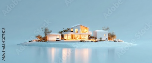 Luxury Island Villa: Modern Architectural Design