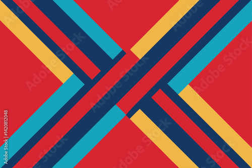 Wallpaper Mural grunge striped background with stripes Torontodigital.ca
