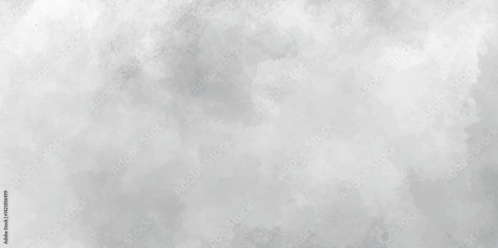 White and gray grunge wall and smoke, cloud texture. gray smoke and fog design texture overlays. hand painted vector on watercolor texture. white paper texture and gray wall background. White and gray grunge wall and smoke, cloud texture. gray smoke and fog design texture overlays. hand painted vector on watercolor texture. white paper texture and gray wall background.