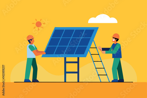 solar panel with solar panels