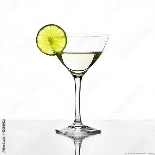 Cocktail glass with lime (1)
