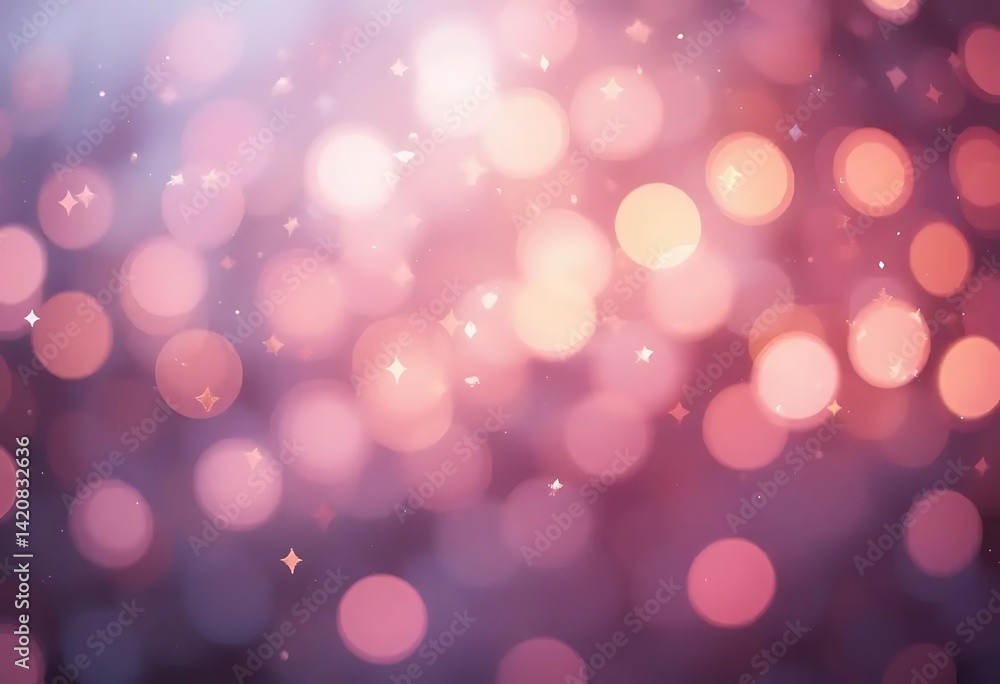 Pink and Gold Bokeh: A Dreamy, Romantic Abstract Pink and Gold Bokeh: A Dreamy, Romantic Abstract