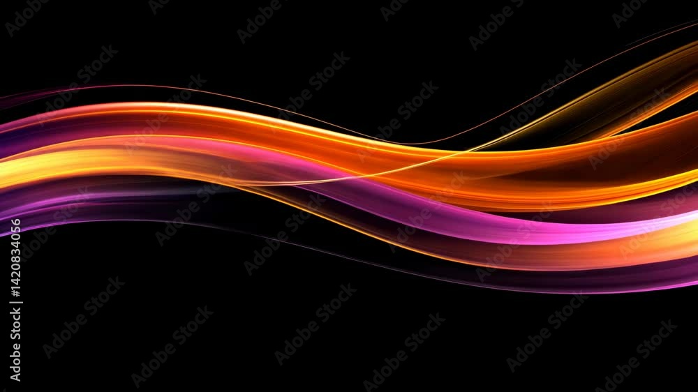 Abstract Colorful Waves: A Symphony of Light and Movement Abstract Colorful Waves: A Symphony of Light and Movement