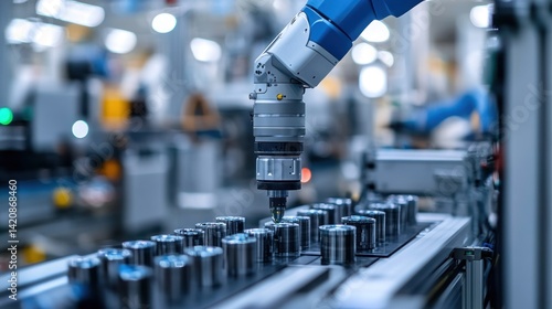 Wallpaper Mural Automated Industrial Robotic Arm Precision Manufacturing Process Torontodigital.ca