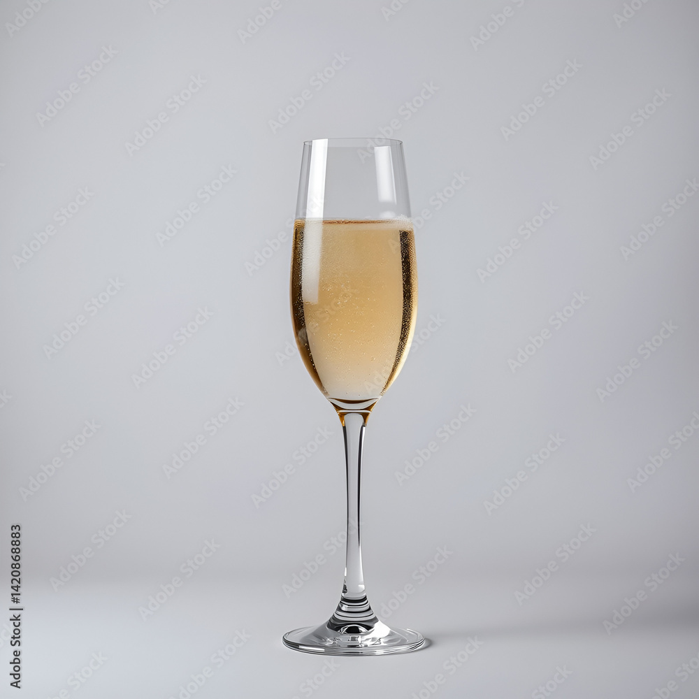 a glass of champagne with bubbles a glass of champagne with bubbles
