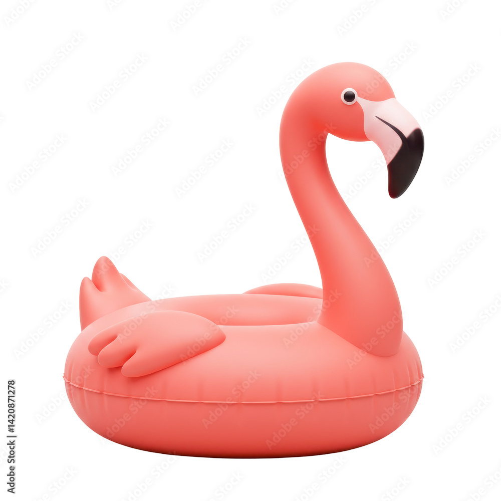 Bright Pink Flamingo Inflatable Pool Float for Summer Fun and Relaxation in the Sun Bright Pink Flamingo Inflatable Pool Float for Summer Fun and Relaxation in the Sun