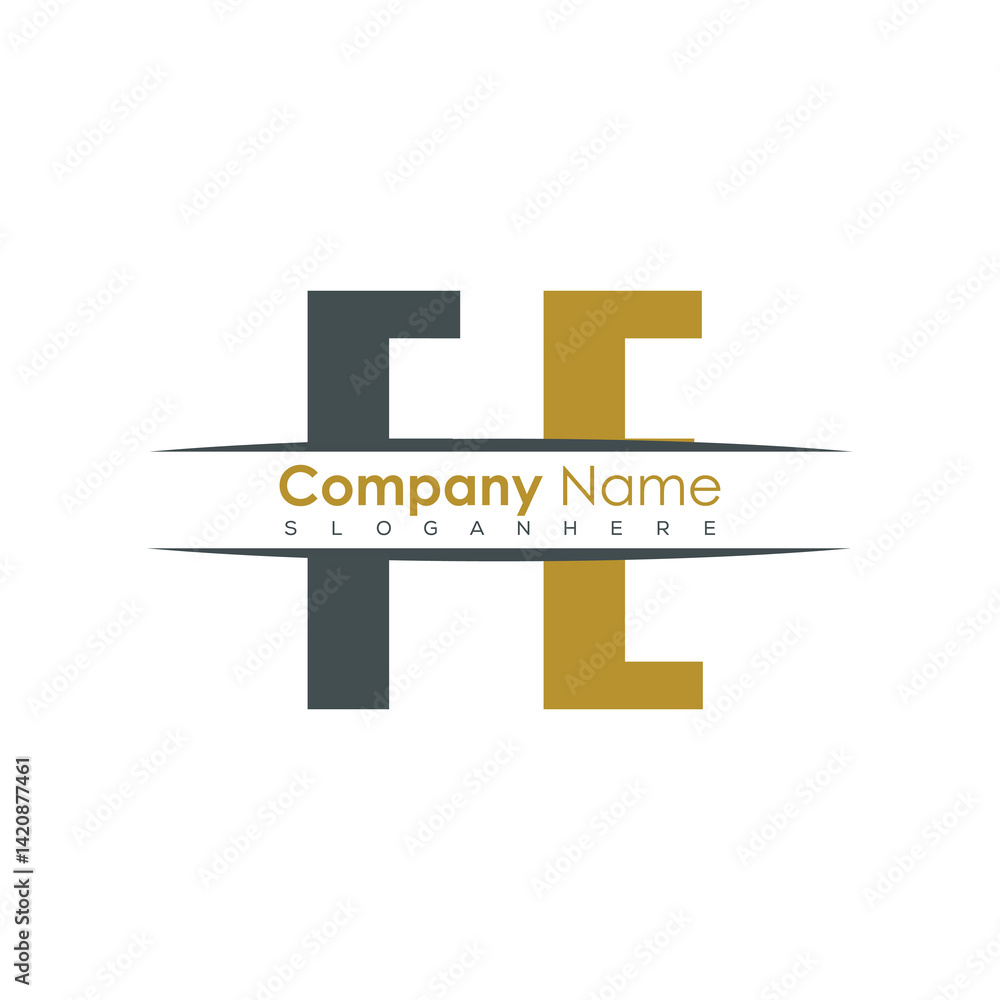 Obraz premium initial monogram letter logo with creative design.