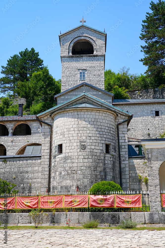 Cetinje Monastery in the old Royal Capital of Montenegro