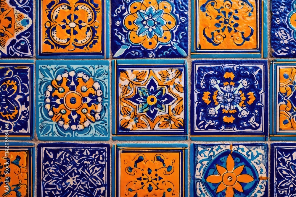 Vibrant tile pattern (1) Vibrant tile pattern (1)