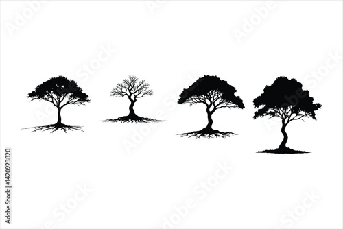 Tree silhouette 