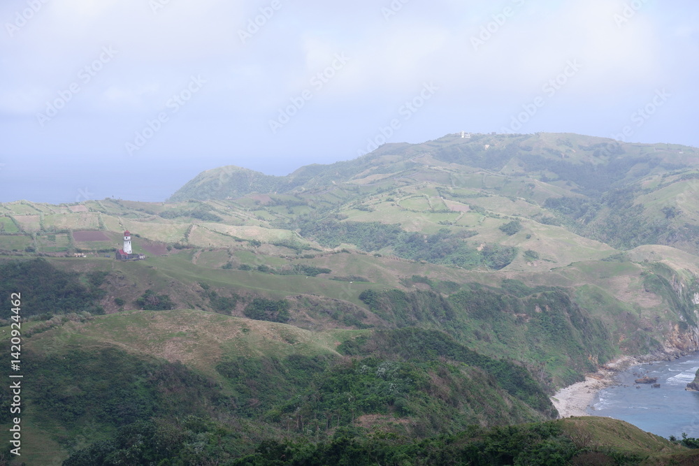 Fototapeta premium Marlboro Hills of Batan Island, Batanes, Philippines
