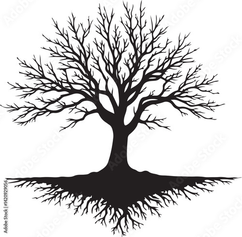 Tree silhouette 