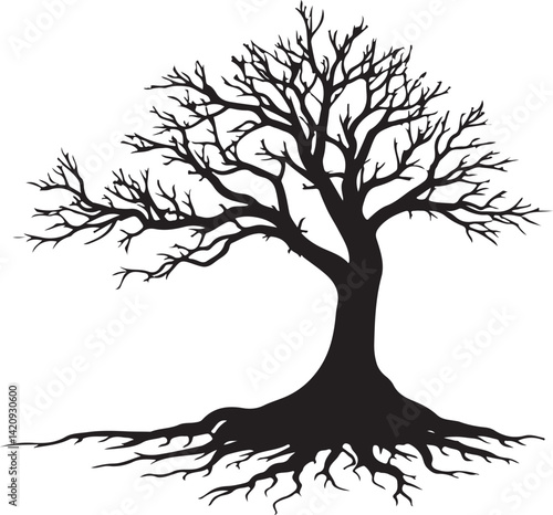 Tree silhouette 