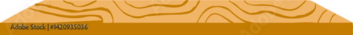 Houseplant Equipment Wooden shelf decoration shape illustration