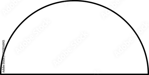 Half Circle Shape