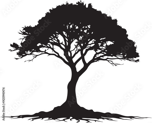 Tree silhouette 