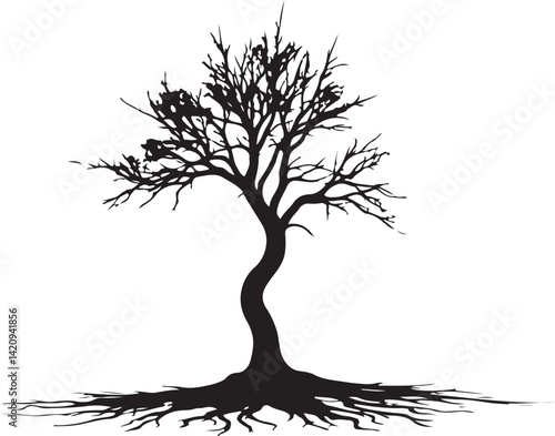 Tree silhouette 