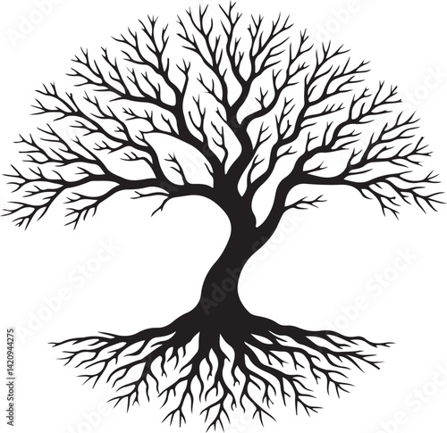 Tree silhouette 