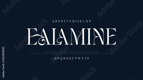  Elegant Serif Font – Luxury Branding Typeface for Logos Invitations. Modern Calligraphy Script Font – Elegant Handwritten Typeface for Wedding Branding.