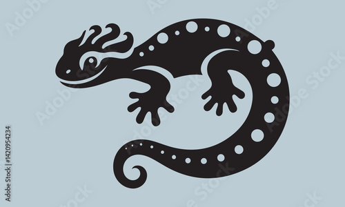 vector illustration of a dragon