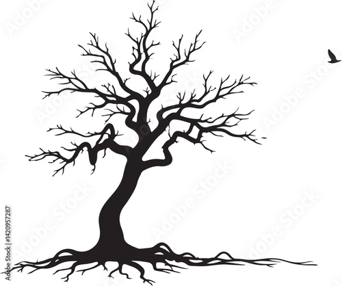 Tree silhouette 