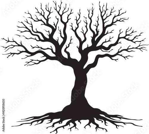 Tree silhouette 