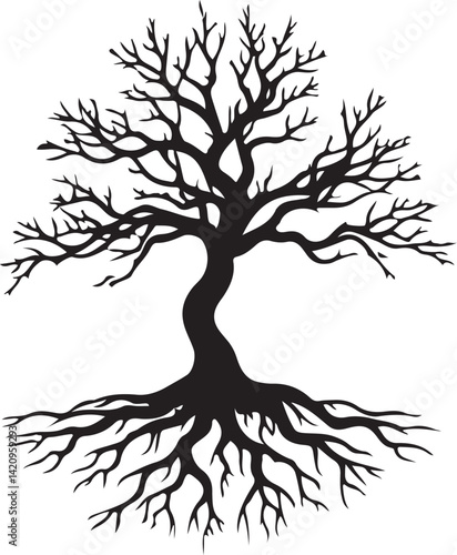 Tree silhouette 