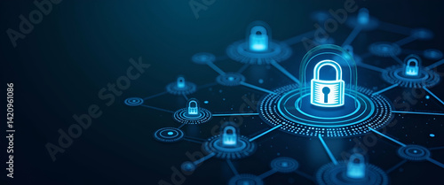 Wallpaper Mural High Resolution Imagery of Blockchain Remittance Networks: Secure Ledger Technology & Automated Processing for Global Trade Solutions Torontodigital.ca