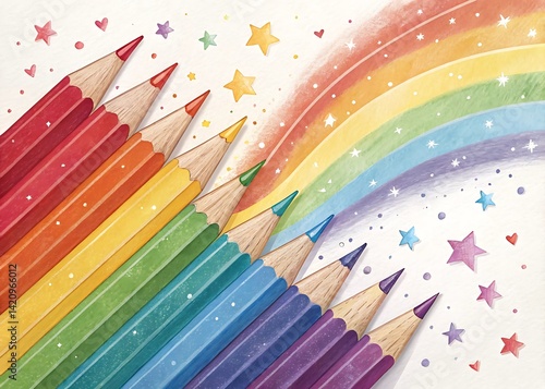 color pencils background