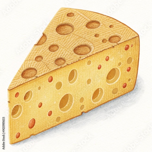 cheese isolated on white background