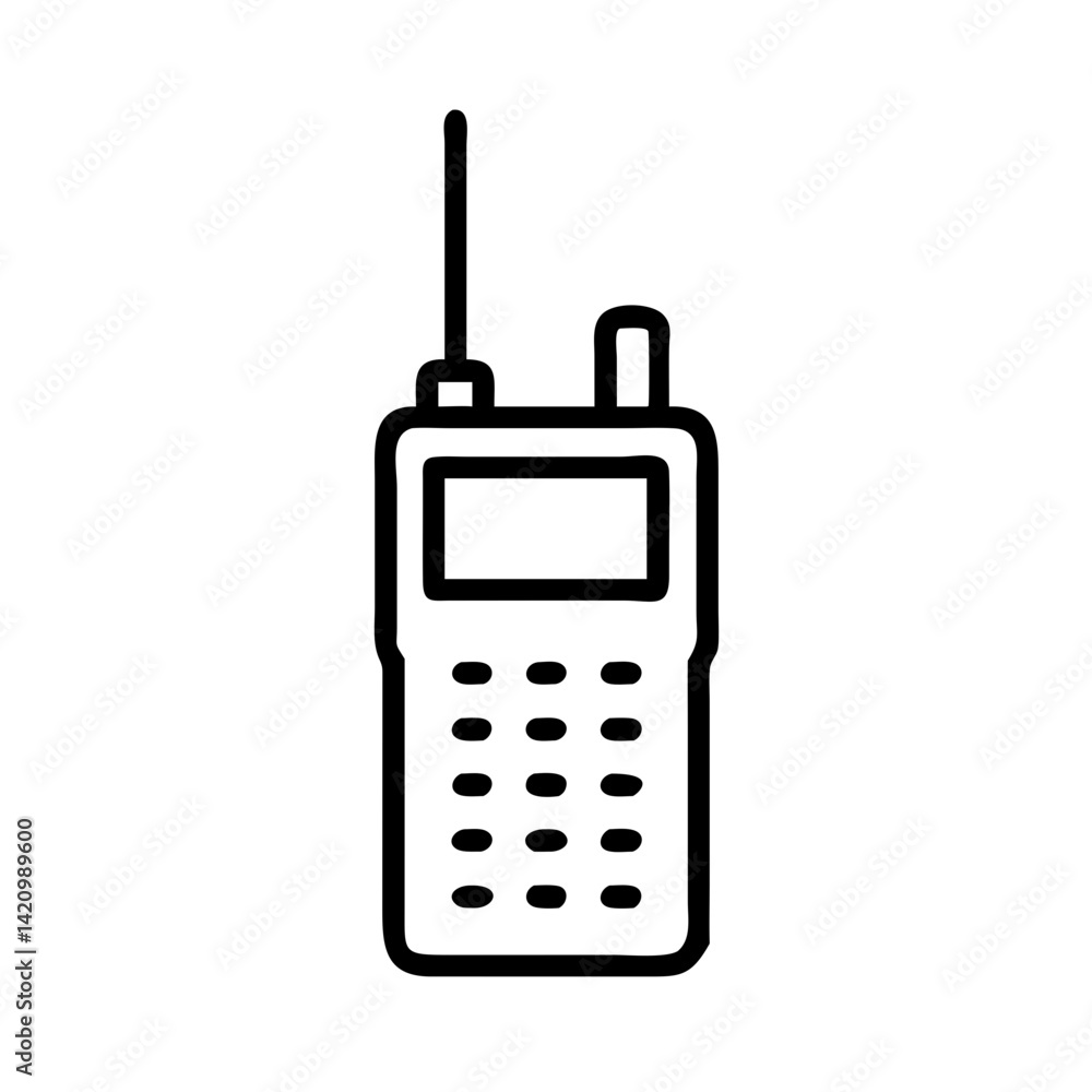 Military Radio Communication Device Icon Design Military Radio Communication Device Icon Design