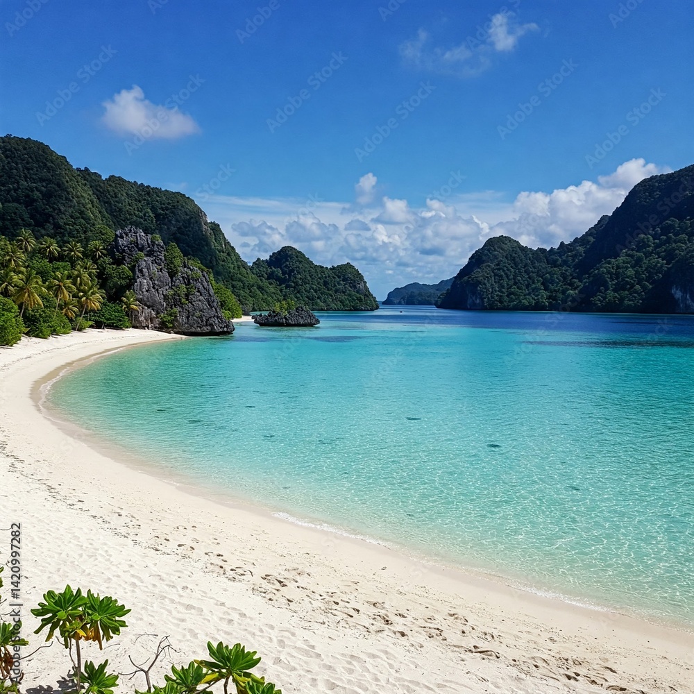 Fototapeta premium tropical beach in thailand